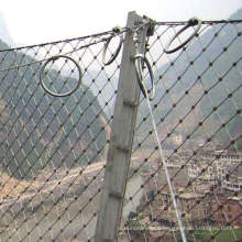 Galvanized slope SNS protective mesh rockfall barriers factory rockfall netting